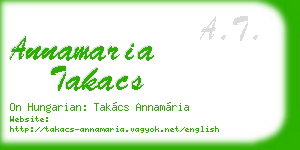 annamaria takacs business card